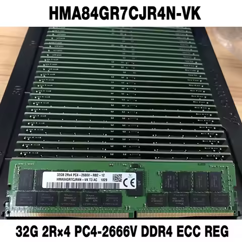 1PCS HMA84GR7CJR4N-VK 32G 2R×4 PC4-2666V DDR4 ECC REG Server Memory