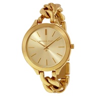 นาฬิกาผู้หญิง Michael Kors Slim Runway Champagne Dial Ladies Watch รุ่น MK3222 ของแท้ 100%