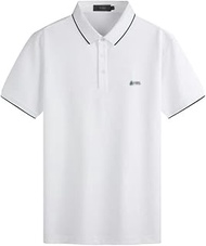 MMLLZEL Cotton Short-sleeved T-shirt Men Summer Cool Feeling Breathable Business POLO Shirt Short Sleeve (Color : D, Size : M code)