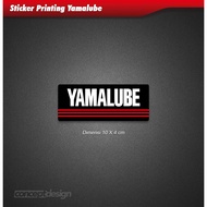 Yamalube Printing Sticker Stiker Motor Stiker Basikal Stiker Helmet