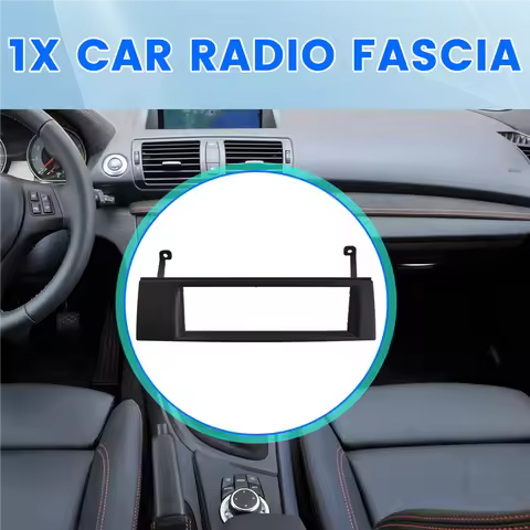 Single Din Car Fascia Radio Panel For BMW 1 Series (E87/81/82/88) 2004-2014 Dash Kit Install Plate B