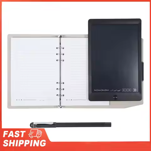 Notebook Digital Pen Smart Pen Writing Set Includes Smartpen Smart A5 PU Leather Notebook & Reusable