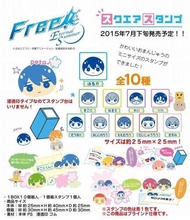 [二次元喵喵] 特價現貨★日本正版★Free! 男子游泳部 饅頭方形印章 遙真琴凜渚怜宗介似鳥百太郎貴澄清十郎