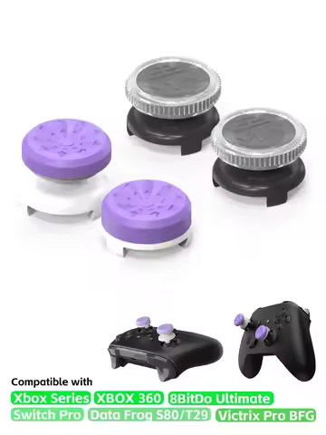 DATA FROG FPS Galaxy Thumb Grip Caps for Xbox One / Switch Pro / 8BitDo Ultimate Controller High-Ris