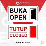ACRYLIC SIGN BOARD OPEN SIGN (OPEN) & CLOSE (CLOSE) NAME BOARD/ OPEN-CLOSE WRITING/