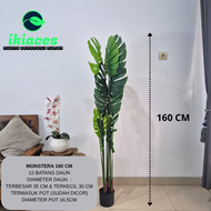 POHON PANDAN JUMBO ARTIFICIAL POHON PLASTIK TINGGI 180 CM TANAMAN HIAS PLASTIK DEKORASI TANAMAN HIAS