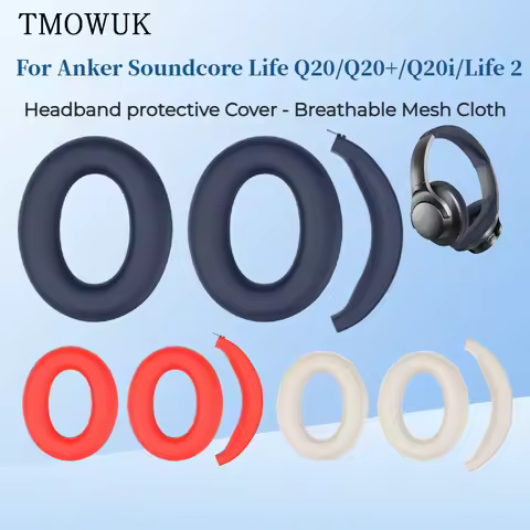 For Anker Soundcore Life Q20/Q20+/Q20i/Life 2 headset Soft Silicone earmuffs Head beam silicone prot