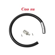 Vòng tay cao su đen dài 21cm khóa vip chừa 1 đầu để xỏ phụ kiện (tự chốt) tặng thêm 1 chốt