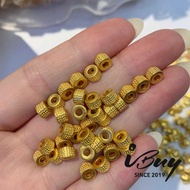 IBUY 999 Gold Dot Spacer Beads 0.10G (1pc) 24K (999) / 999足金点点隔珠
