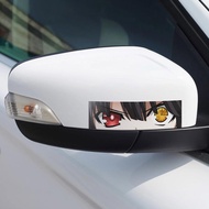 EARLFAMILY 5.9'' Anime Kurumi Tokisaki Eye Slap Decal Car Sticker JDM Auto Helmet Motor Stickers Cla
