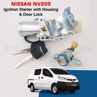 NISSAN NV200 Van Ignition Starter Key Switch Set with Door Lock Barrel