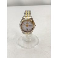 SEIKO Women's Watch Solar Analog Stainless Steel WHT SLV V138-0AD0