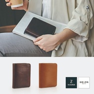 74ounce Classic Vegetable Tanned Leather Straight Middle Clip [N-621-CL-T] Brown