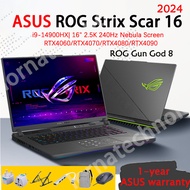 ASUS ROG Strix Scar 16 2024 ROG Gun God 8 16" 2.5K 240Hz ASUS ROG Gaming Laptop ASUS ROG Strix G16 ASUS Laptop