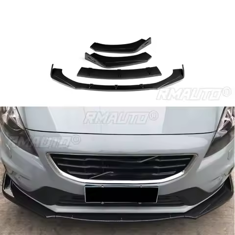 For Volvo V40 Car Front Bumper Lip Splitter Diffuser Spoiler For Volvo V40 2013-2017 Bumper Guard Pr