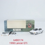 BM CREATION Limited Edition 1:64 MITSUBISHI 1988 LANCER White (RHD)(64B0174)