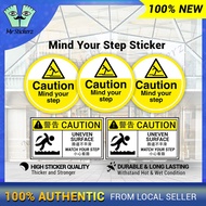 Mind Your Step Sticker High Sticker Quality Long Lasting | Stairs | Staircase | Bumpy Floor | Uneven
