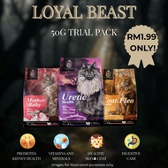 *TRIAL PROMO* Loyal Beast Super Premium Holistic Cat Food 50g/Kibbles Gemuk Kucing/猫粮