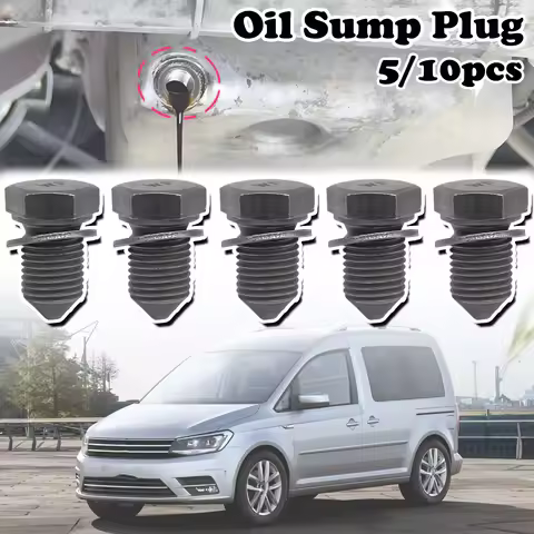 5/10pcs Car Engine Oil Sump Pan Plug M14x1.5x22 Drain Seal Washer Screw Thread For VW Golf MK4 Polo 