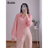 LOREN women's shirt with pointed collar A1934