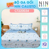 NEW 2024 Set of 3,4 Piece cotton sheets, pillowcases NIN Calisto CT220034 1m2, 1m4, 1m6, 1m8 covered
