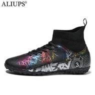 ALIUPS Size 31-48 Men Soccer Shoes Sneakers Cleats Professional Football Boots Kids Futsal Football Shoes for Boys Girl
