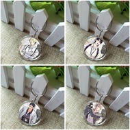 (Round) TEAM LEZHIN 2024 2025 Season's Greeting BL boylove keychain printed with chibi cute gift