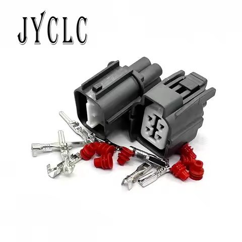 1 Set 4 Pin HW Sealed Auto Light Lamp Motor Connector Socket for Toyota Camry Honda B-Series O2 Sens