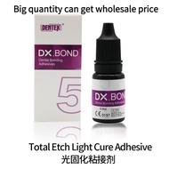 Dentex 5ml/bottle DX.BOND V Dental Light Cure Resin Bonding Adhesive 1Box