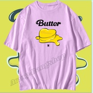 Kaos Baju Kpop BTS Butter Logo Depan Lengan Pendek Murah Anak