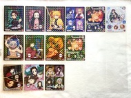 鬼滅之刃 丸美屋 貼紙 第一彈 餅卡 立牌 盲抽 貼紙 鎖匙扣 襟章 吧唧 丁品 拍立得 Figure 收藏咭 膠卡 相卡 閃卡 燙金卡 竈門炭治郎 竈門禰豆子 我妻善逸 嘴平伊之助 煉獄杏壽郎 富岡