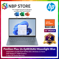 HP Pavilion Plus 14-ey0036AU 14" WQXGA 120Hz Laptop Moonlight Blue ( Ryzen 5 7540U, 16GB, 512GB SSD, ATI, W11, HS )