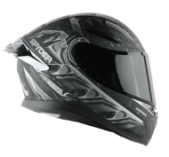 SPYDER Full-face Helmet with Dual Visor Recon 2.0 GD NEO Series DARKWING (Free Spoiler and Clear Vis