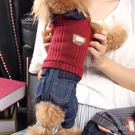 Taiwan Shipping [1.6,000 People Collection] Dog Clothes Autumn Winter Style Teddy Four-Legged Thicke