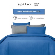 Epitex (w/o Quilt Cover) 980TC Silkysoft Fitted Bedsheet | Microfiber Fitted Sheet