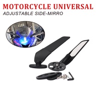 For Honda CBR150 CBR150R Motorcycle Winglet Rearview Mirrors Alloy Stealth WindWinge SideMirror