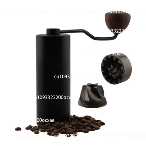 Black Burr Coffee Grinder Manual Crack Coffee Grinder Portable Manual Coffee Grinder 40g Capacity