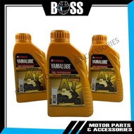 [YAMALUBE] AT (10W-40) Semi Synthetic Motorcycle Engine Oil Minyak Hitam Motor (0.8L)