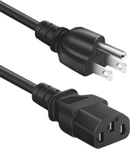 3Ft Computer PC Power Cord for Dell OptiPlex Alienware XPS HP Elite Pavilion Envy Acer IdeaCentre MS