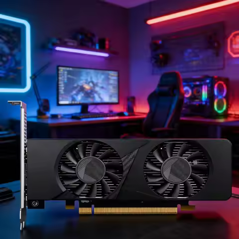 Gaming RTX 3050 Low Profile 6GB GDDR6 OC Graphics Card HDMI DP 1492MHz Boost
