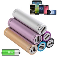 【🚛24 Hours Shipping】Aluminum Cylindrical Mini Battery Bank Power Back Case Cellphone 18650 Battery Backup Charger DIY Powerbank Case 18650