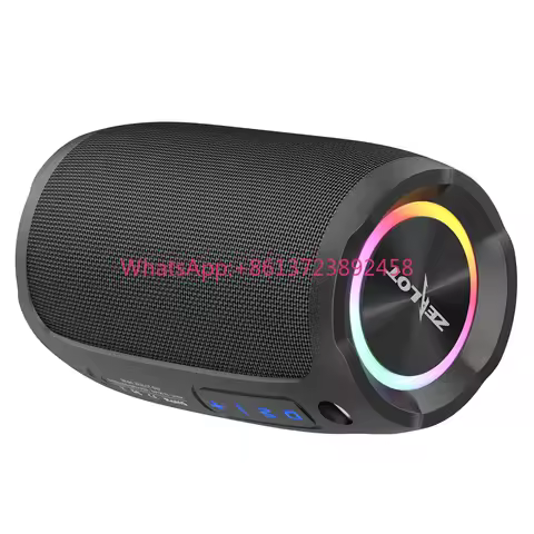 Top Seller Portable True Wireless Speaker Stereo Speaker with Colorful Led Light Zealot S49