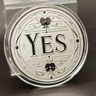 Exquisite Niche Design Lucky Decision Making Gold Coin Decision Making Coin Lucky Coin Wishing Coin 
