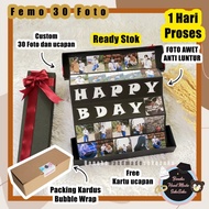 Feed Of Memory Box FEMO BOX Isi 30 Foto Polaroid Hadiah Gift Kado