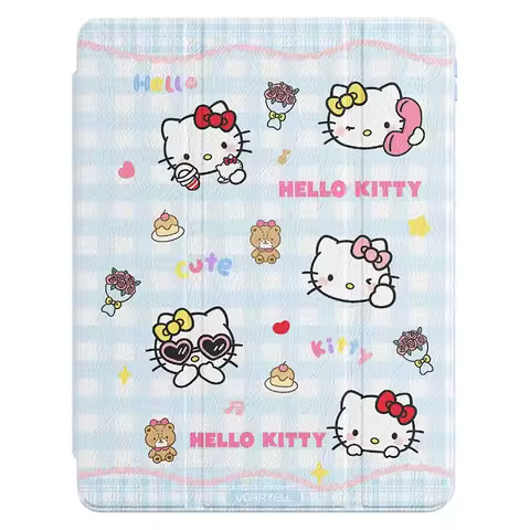 Sanrio Hello Kitty For iPad Case IPad Pro 5 6 12.9in air M2 M3 Funda Protective case Air 4 5 10th Ge