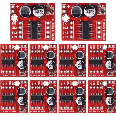 5/10PCS L298N DC Motor Driver, MX1508 Mini Dual Channel 2-10V 1.5A 2 Way PWM Speed Controller Dual H