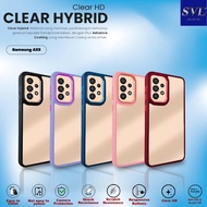 [WAREHOUSE SALE] Samsung A33 5G Hybrid Chrome Transparent Clear Anti-Shock Case PREMIUM QUALITY