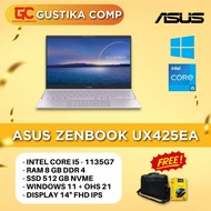 LAPTOP ASUS ZENBOOK UX425EA INTEL CORE I5 -1135G7 RAM 8GB SSD 512GB