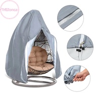 Trillionca Hanging Chair Cover With Zipper Anti UV Sun Protector Outdoor Garden Swing Chair Waterproof Rattan Seat Furniture Cover SG