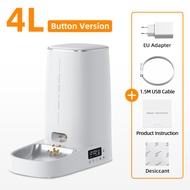 ROJECO Automatic Cat Feeder Pet Smart WiFi Cat Food Kibble Dispenser Remote Control Auto Feeder For 